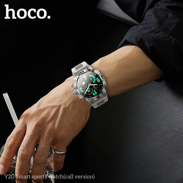Hoco Y20 Smart Sports Watch combines rugged durability, fitness tracking, and notifications.
