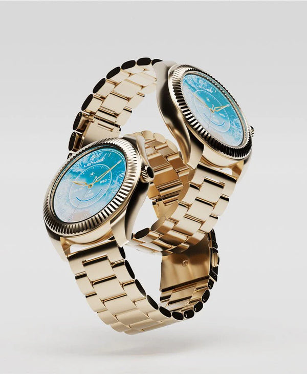 Lenyes smartwatch offers fitness tracking, smart notifications, long battery life, sleek design.